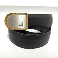 dunhill ダンヒル レザーベルト　ブラックのサムネイル