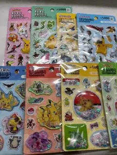 《8種類全セット》【日本未発売韓国限定】　ポケモン＊ウォーター＊カプセル＊シール
