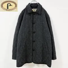 XL相当　90s　Vintage　タータンチェック裏地のキルティングジャケット