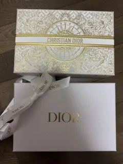 Dior ディオール ギフトボックス 空箱 2個セット リボン付き