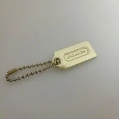 COACH メタル チャーム キーホルダー ゴールド