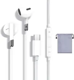 新品未使用 USB type-c 有線 イヤホン 通話可能 音量調節 騒音低減
