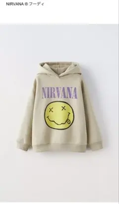 NIRVANA スマイリーフェイス パーカー　120