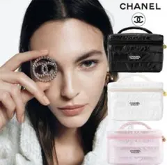 CHANEL SKINCARE バニティポーチ ノベルティ　ブラックのサムネイル