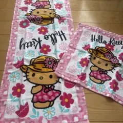 日焼けキティ　タオル 2枚セットのサムネイル