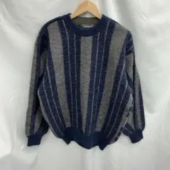 Issey Miyake Men 80s ウールニットセーターのサムネイル