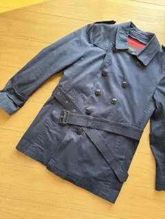 美品　バーバリーブラックレーベル トレンチコート 裏地チェック ライナーベルト