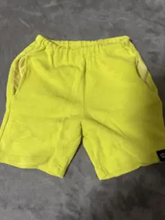 蛍光イエローハーフパンツ 110