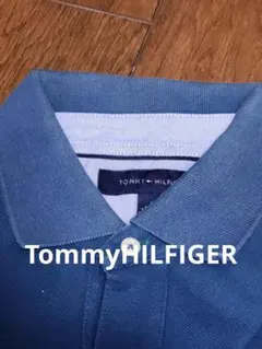 TOMMY HILFIGER ポロシャツ ブルー Mサイズ