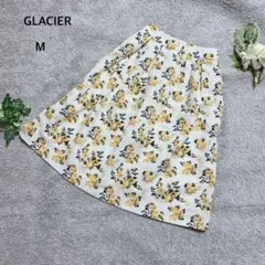 グラシア　ハニーズ　スカート　膝丈　フレア　フェミニン　ビジネス　M 花柄のサムネイル