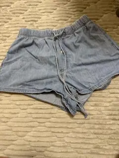 ZARAデニムショートパンツ ライトブルー