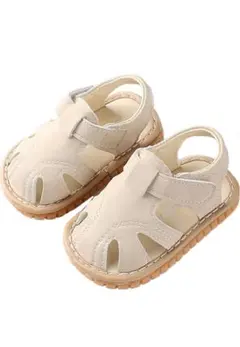 ベビーサンダル クリーム色 13.5cm