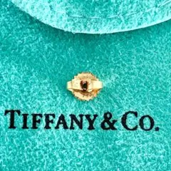 極美品 オールドティファニー キス ピアス 片耳 キャッチ社外品 k18