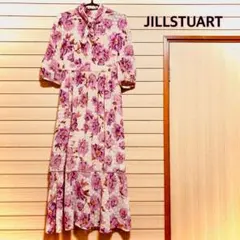 ✨美品✨ジルスチュアート オリビアフラワーロングワンピース 花柄&ドット