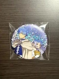 葬送のフリーレン　グリッター缶バッジ　フリーレン＆ヒンメル