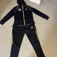 トレーニングウェア ジャージ 黒 LS