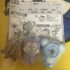 BT21 フォトフレームマスコット 3個セット