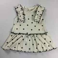 【apres les cours】ワッフルフリルメローTシャツ 140