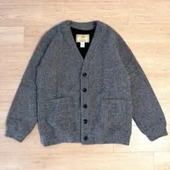 【THE FABRIC】 ウールカーディガン グレーのサムネイル