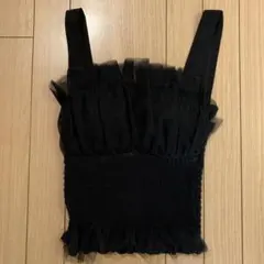 ブラック チュール キャミソールのサムネイル