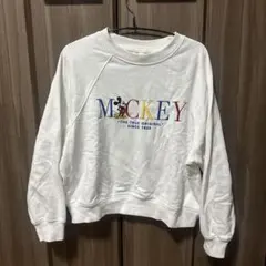 H&M ミッキーマウス スウェット XS ホワイト