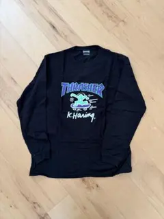 キースヘリング × スラッシャー 】SK8 CREWNECK コラボ ロンTee