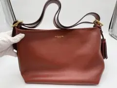 【良品】COACH ブラウン ショルダーバッグ