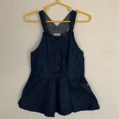 [美品]knit planner ジャンパースカート　120