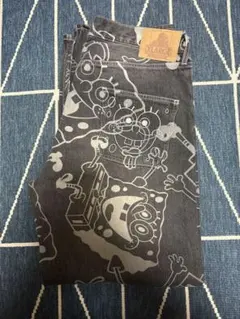 【限定コラボ・新品未使用】XLARGE×スポンジボブ デニム パンツ