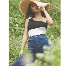 eimy istoire エイミーイストワール　スカラデニムワイドパンツ