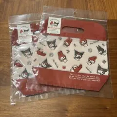 マイメロディ　クロミちゃん　底マチハンドルバッグ　ジッパーバッグ　プレゼント