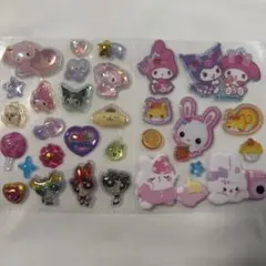 正規品　うるちゅるポップシール　ベビー　マイメロディ　クロミ　パワパフ　フワらび