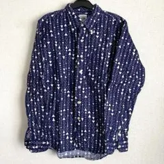 THE SHARKY'S GALLERY 長袖シャツ ネイビー