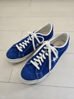 ほ様専用　Converse 青 スエード スニーカー