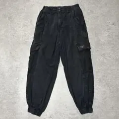 Vintage Bershka メンズ カーゴパンツ ジョガーパンツ ブラック