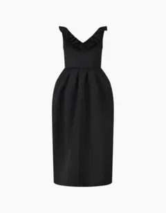 Bibiy CAMELLIA RIBBON DRESS ブラック - メルカリ