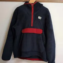 THE NORTH FACE フリース ジップアップ M ネイビー/レッド