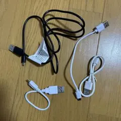 USBケーブルセット microusb type-b からusb type-a