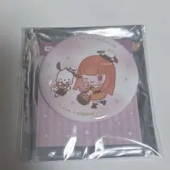 カラフルピーチ サンリオコラボ えと ポチャッコ 缶バッジ ミニキャラ