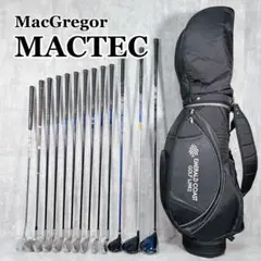 X575 マグレガー マックテック 他 メンズ ゴルフ クラブセット 12点 黒