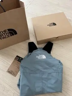 THE NORTH FACE ライトブルー 80cm ベビーフィールドビブ