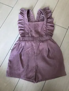 コーデュロイ サロペット ショートパンツ