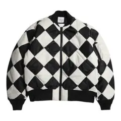 CANVAS / MA-1 JACKET （ Ivory ＆Black) L