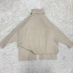 GALLARDAGALANTE バックスリットタートル ニット ウール F