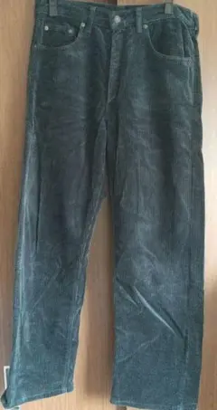 コーデュロイ ワイドパンツ