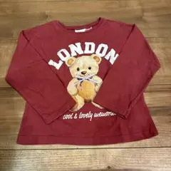 ZARA ロンドン クマ 長袖Tシャツ 3歳用