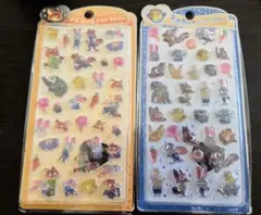 正規品!! ズートピア ボンボンドロップシール 2枚セット!! 硬い材質です
