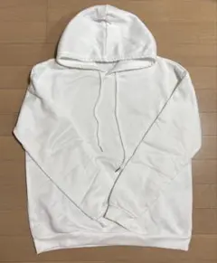 ホワイト フード付きパーカー