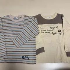 ブランシェス110長袖カットソー 2枚セット