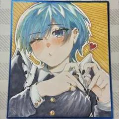 オリジナル色紙 イラスト